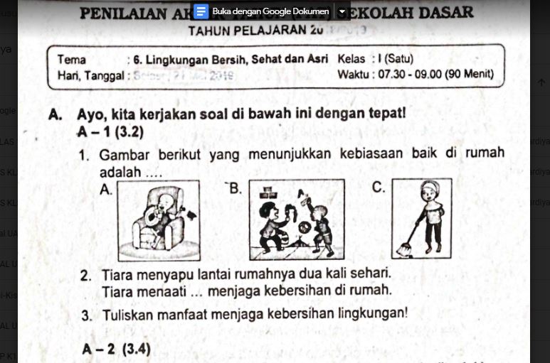 Menguasai Energi dan Perubahannya: Panduan Lengkap Download Soal Tema 6 Naskah 1 Kelas 1 SD