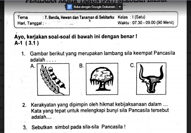Menyelami Dunia Ilmu Pengetahuan dengan Soal Tema 7 Kelas 1 PDF: Panduan Lengkap untuk Orang Tua dan Siswa