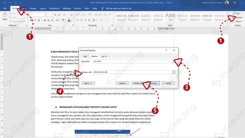 3 Cara Mengganti Satu Kata Sekaligus di Word untuk Hindari Momen Speechless di 2026