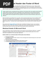 Cara Menghapus Header dan Footer di Word PDF