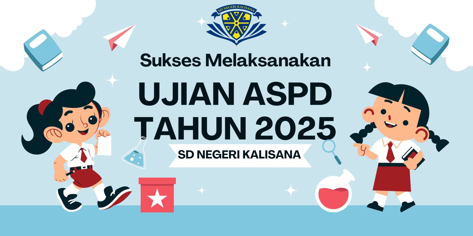 LAPORAN KEGIATAN UJIAN DAN ASPD TAHUN AJARAN 2024 2025 - SDN KALISANA