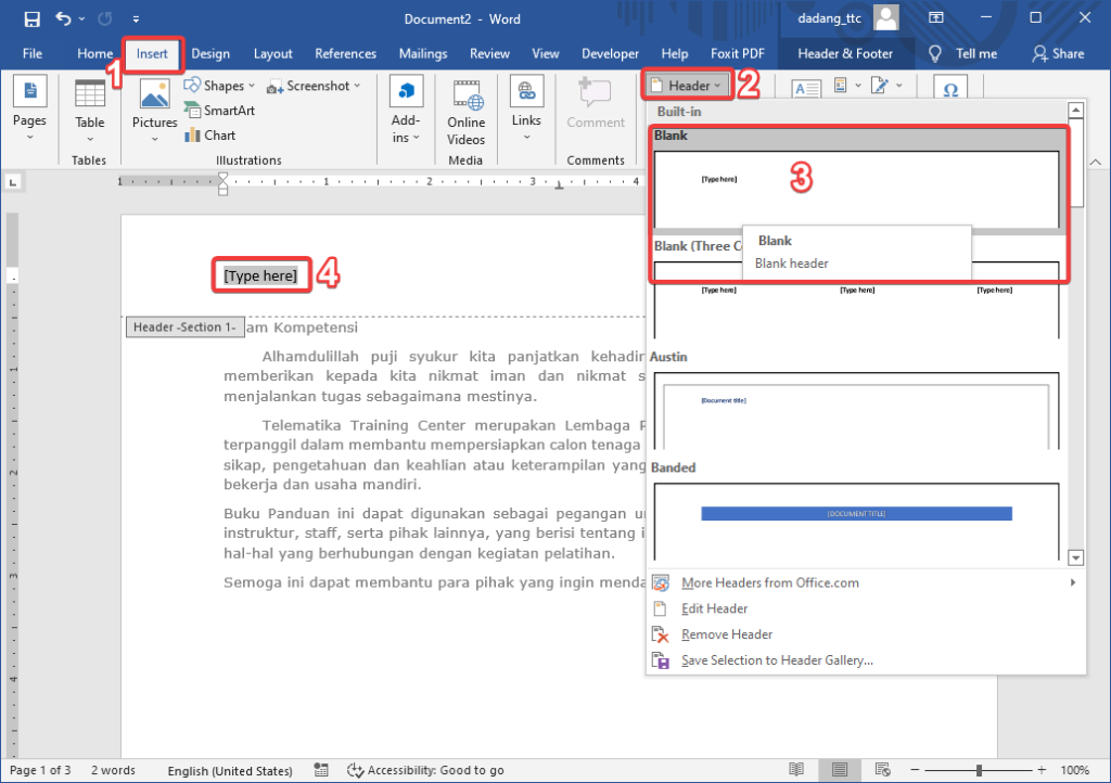 5 Langkah Cara Membuat Heading Navigation di Word untuk Daftar Isi Otomatis
