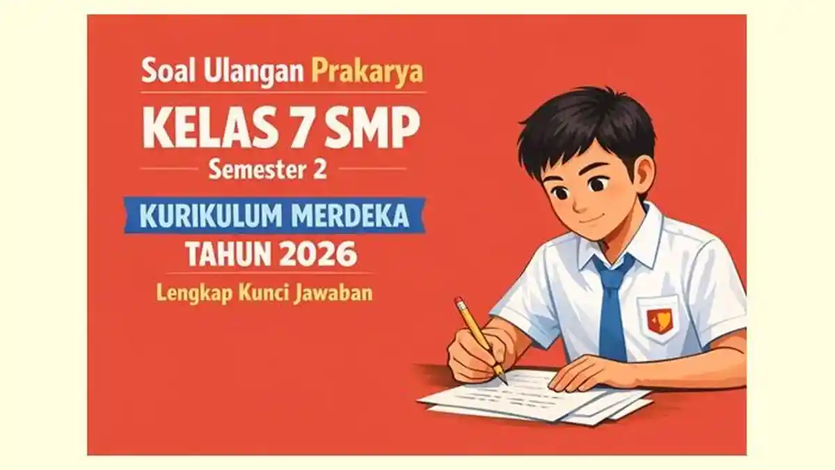 Soal PAT SAT UAS Prakarya Kelas 7 SMP Semester 2 Kurikulum Merdeka