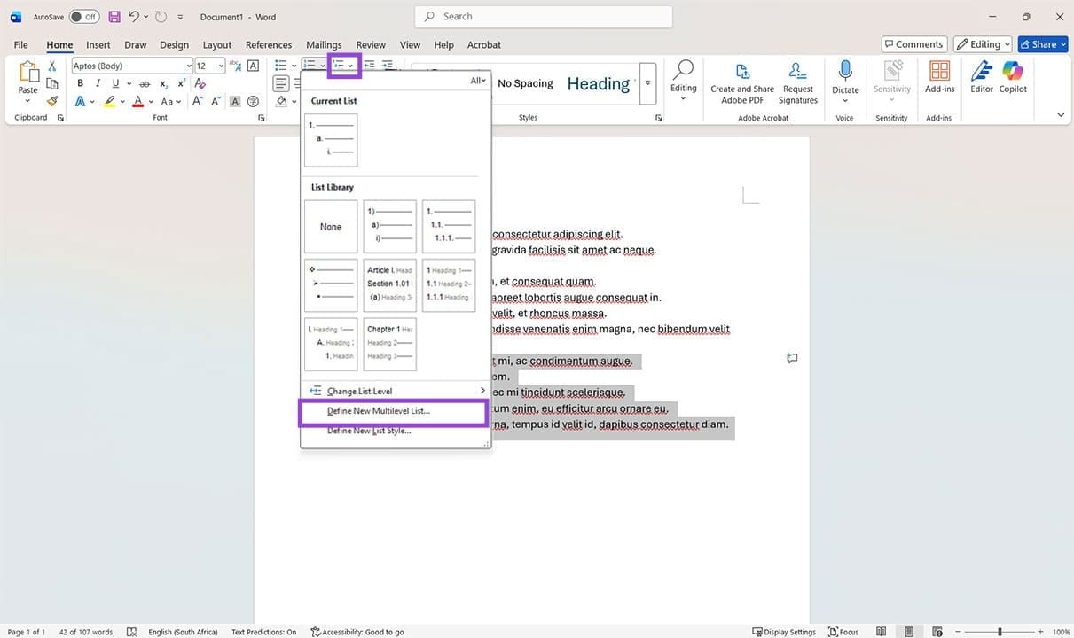 Four Different Ways to Reset Numbering in Word - Technipages