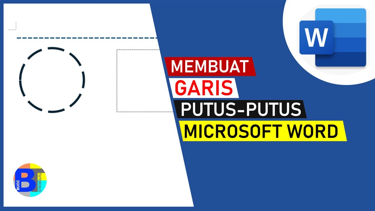Cara Membuat Garis Putus-putus di Word Tutorial Microsoft Word - YouTube