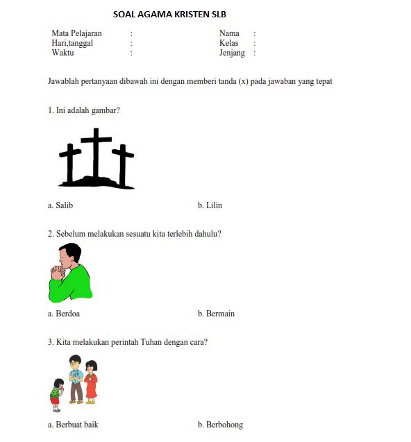 5 Contoh Soal UH Agama Kristen Kelas 3 yang Wajib Dikuasai Sebelum Terlambat