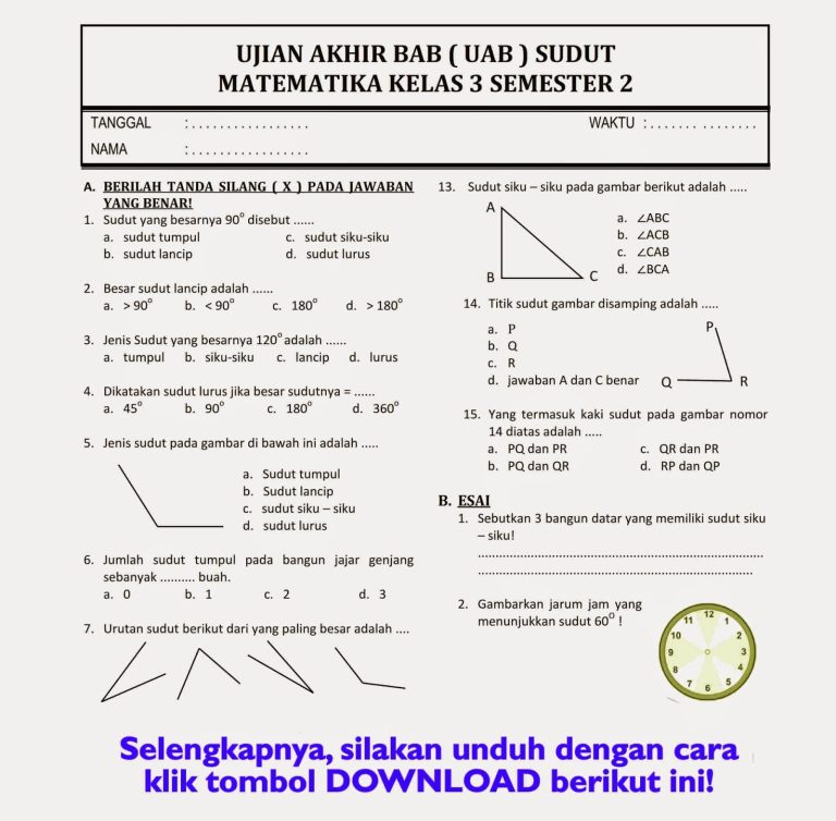 5 Fakta Mengejutkan Soal Kelas 3 MTK Semester 2 yang Selama Ini Salah Dipahami 5 Fakta Mengejutkan Soal Kelas 3 MTK Semester 2 yang Selama Ini Salah Dipahami