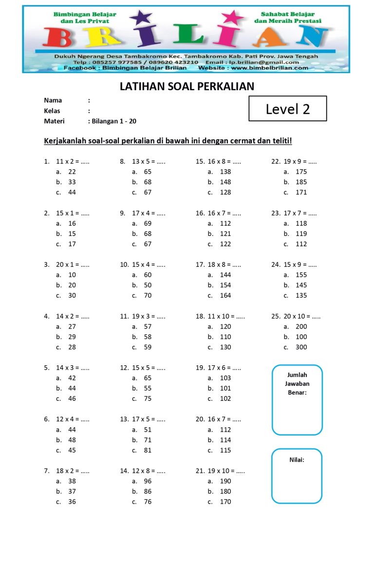5 Soal Soal Matematika Kelas 2 yang Sering Bikin Bingung, Ternyata Ini Trik Mudahnya
