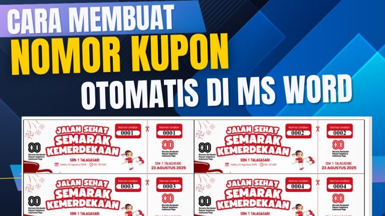 7 Cara Membuat Kupon di Word yang Jarang Diketahui, Hasilnya Profesional
