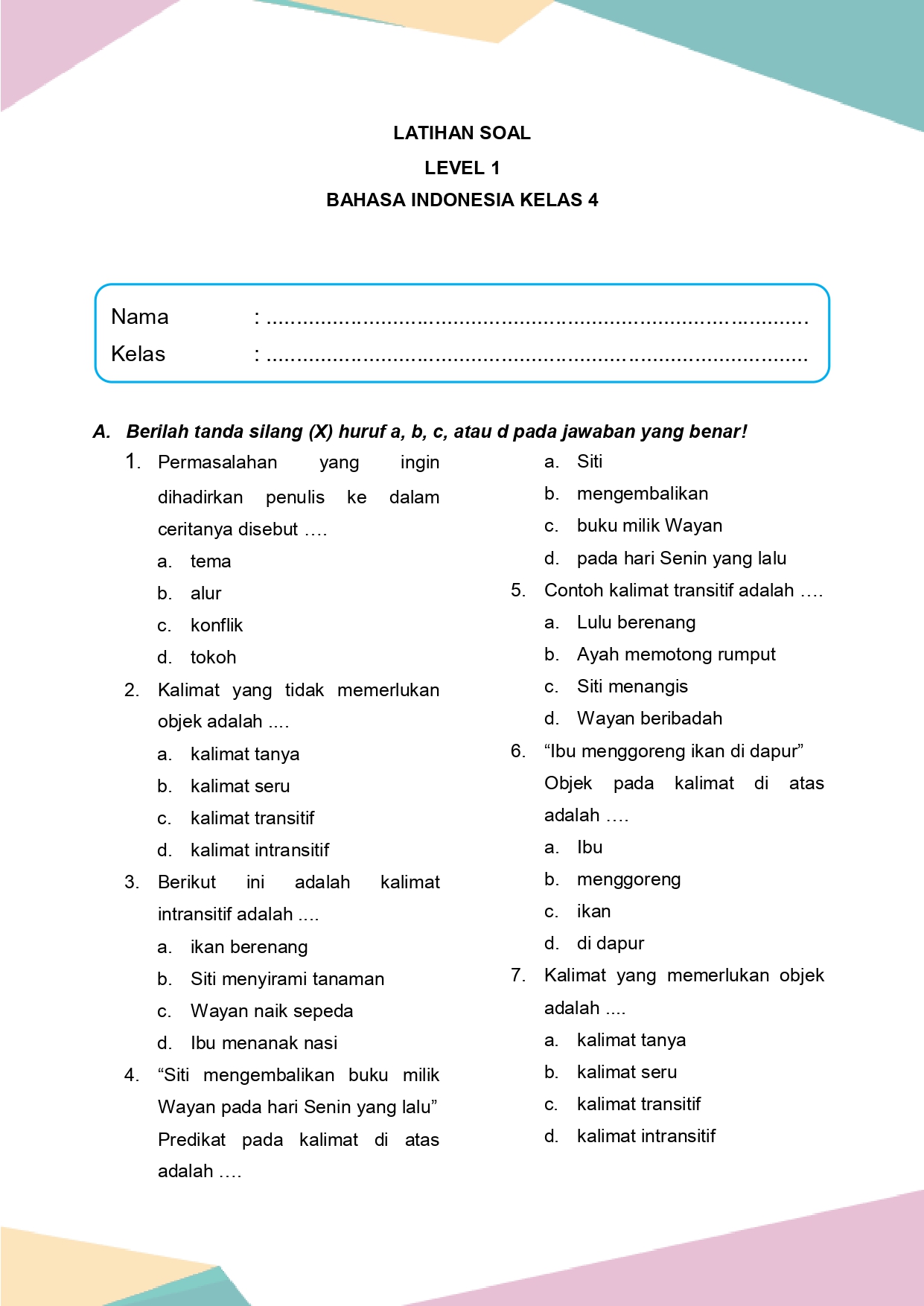 7 Cara Belajar Latihan Soal Bahasa Indonesia Kelas 4 SD Semester 1 yang Terbukti Efektif dan Menyenangkan