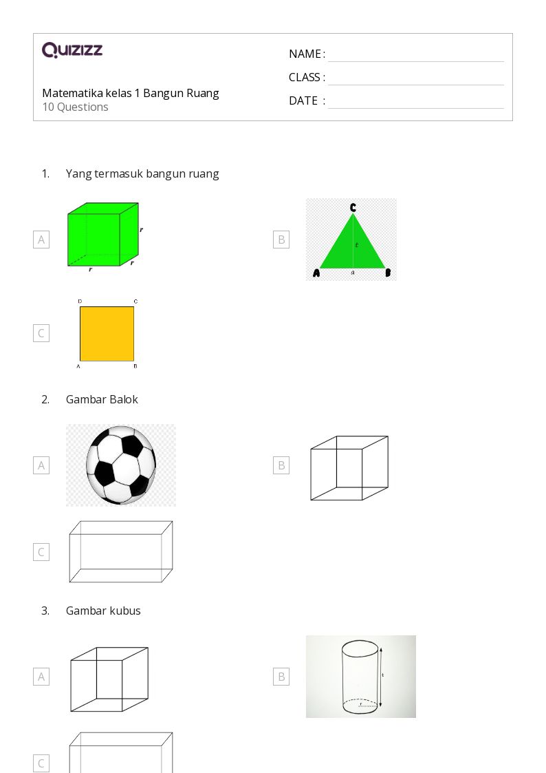 7 Cara Kuasai Volume Kubus lewat Latihan Soal Kelas 3 SD Matematika Bangunruang