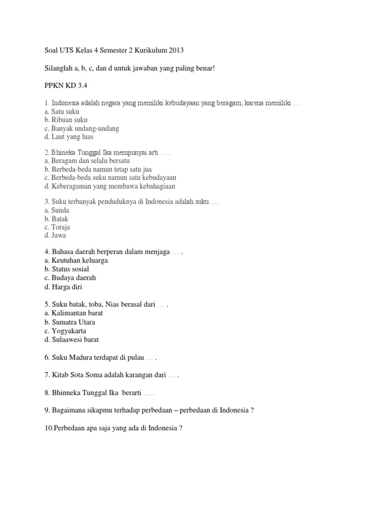 Terbukti! Download Soal UTS Kelas 4 Tema 6 dan 7 Sambil Cek Jadwal Liga 1 Terbaru