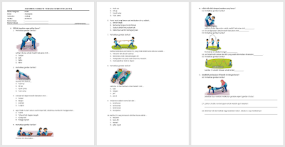 UTS PJOK Kelas 4 Semester 2: download soal uts pjok kelas 4 semester 2 kurikulum 2013