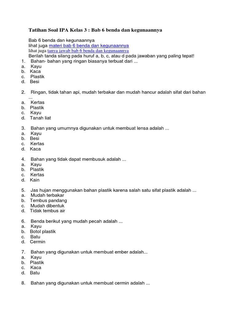 Ternyata Ini Bocoran Soal Tekanan IPA Kelas 3 yang Paling Sering Muncul di Ujian