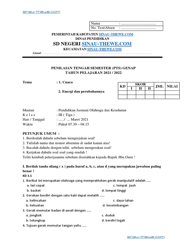 Wajib Tahu Kumpulan Soal PTS Semester 2 Kelas 3 Agar Anak Langsung Juara di Sekolah